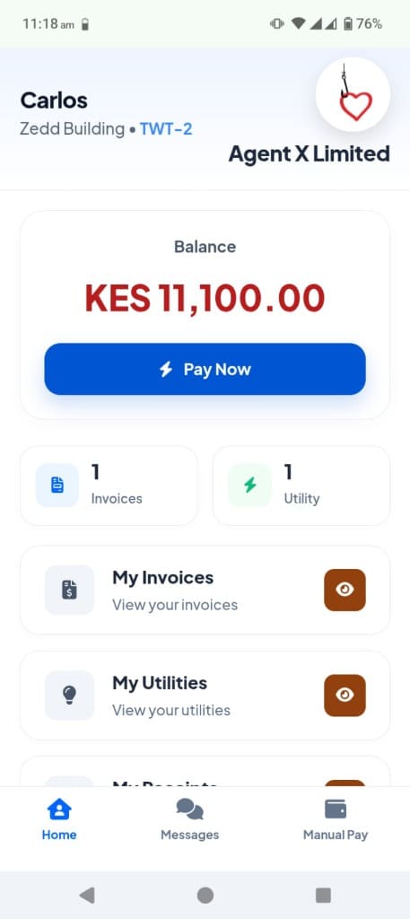 Mobile Tenant Portal