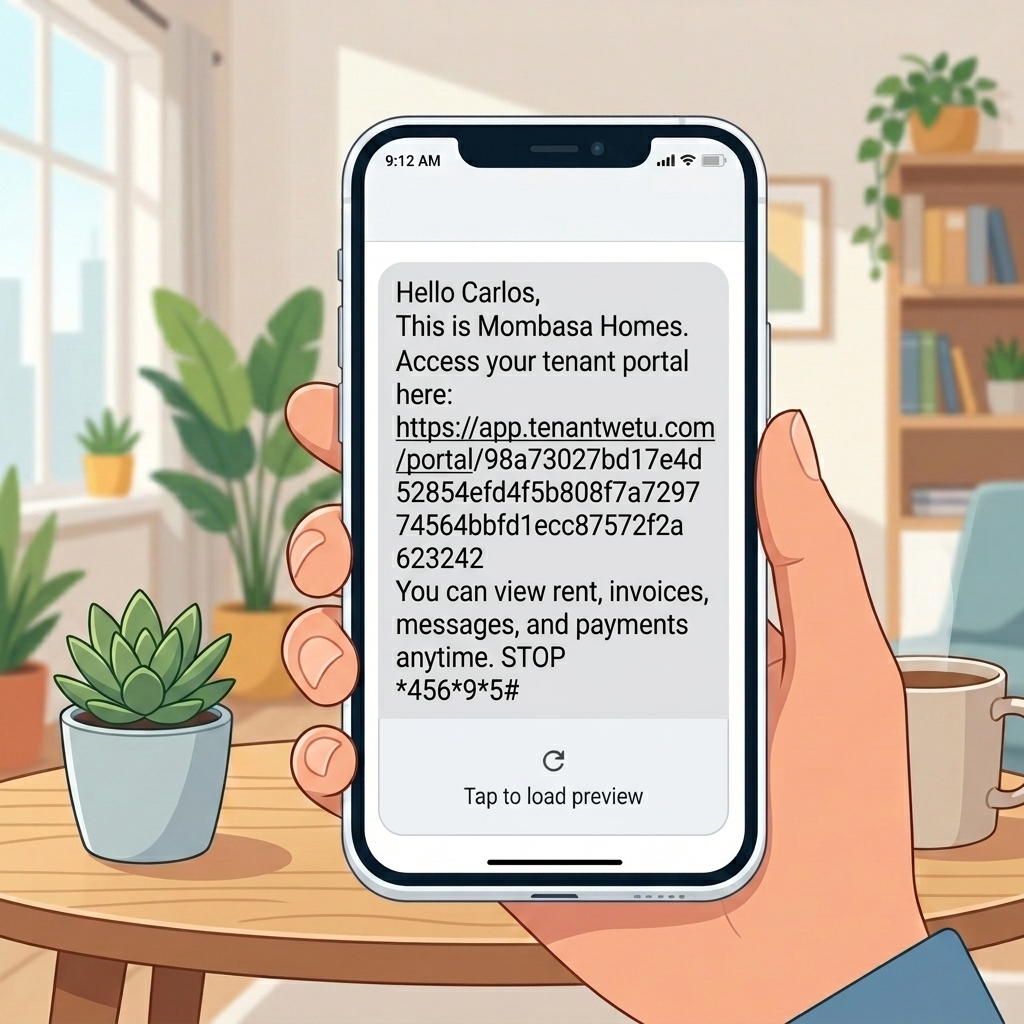 Tenant Token SMS